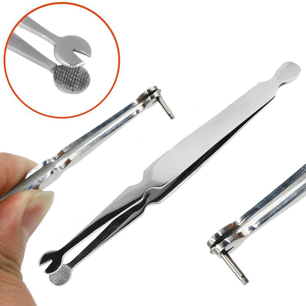 Body Jewelry Storage - プロのピアスツール,ラレット保持ツール,外科用鋼ホルダー,リップイヤリング,ボディピアス,ジュエリー,1個
