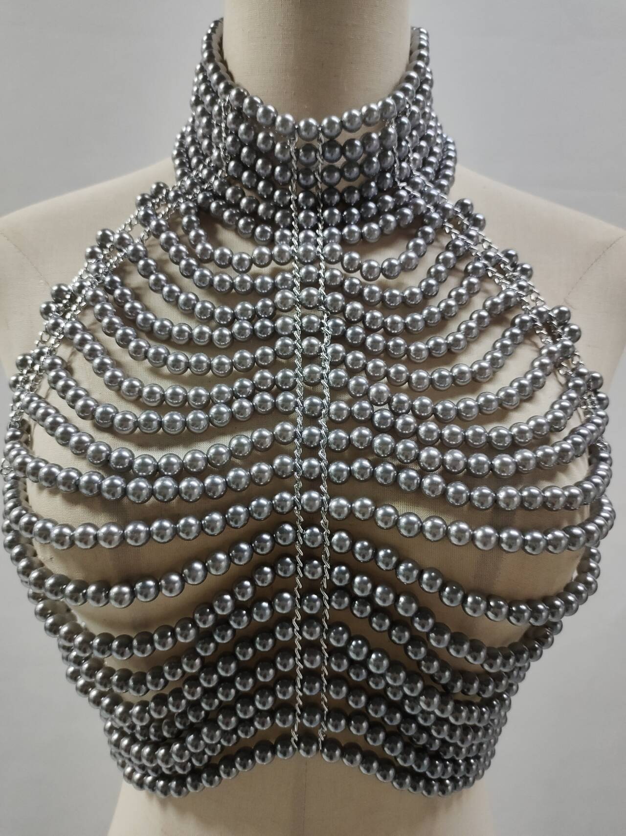 Body Jewelry For Backless Dress - 女性用 タンクトップ パイルカラー ノースリーブ バックレス 調節可能なドレス