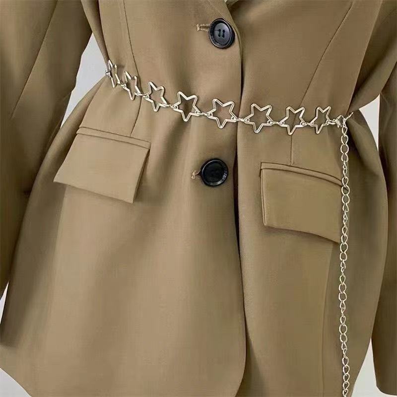 Body Jewelry Bulk - クロスボーダー ジュエリー パーソナライズド ホロー スター ウエストチェーン