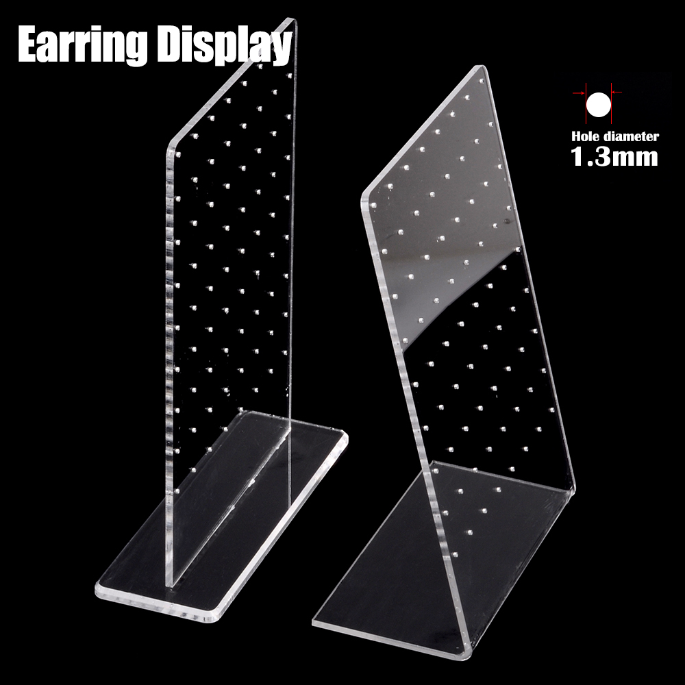 Body Jewelry Storage - 72 穴イヤリングディスプレイホルダーアクリルスタンド販売者ピアスジュエリーディスプレイオーガナイザー棚マルチ耳スタッド収納ラック