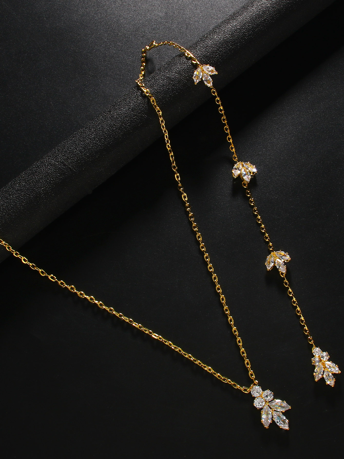 バックチェーンラインストーンペンダント、細いチェーン、サイズ - Body Jewelry For Backless Dress のレビューと価格