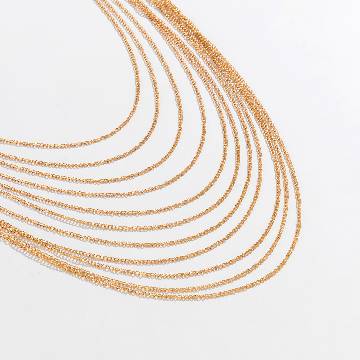 クラシック多層タッセルボディチェーン女性 2023 クリエイ - Body Jewelry Gold のレビューと価格