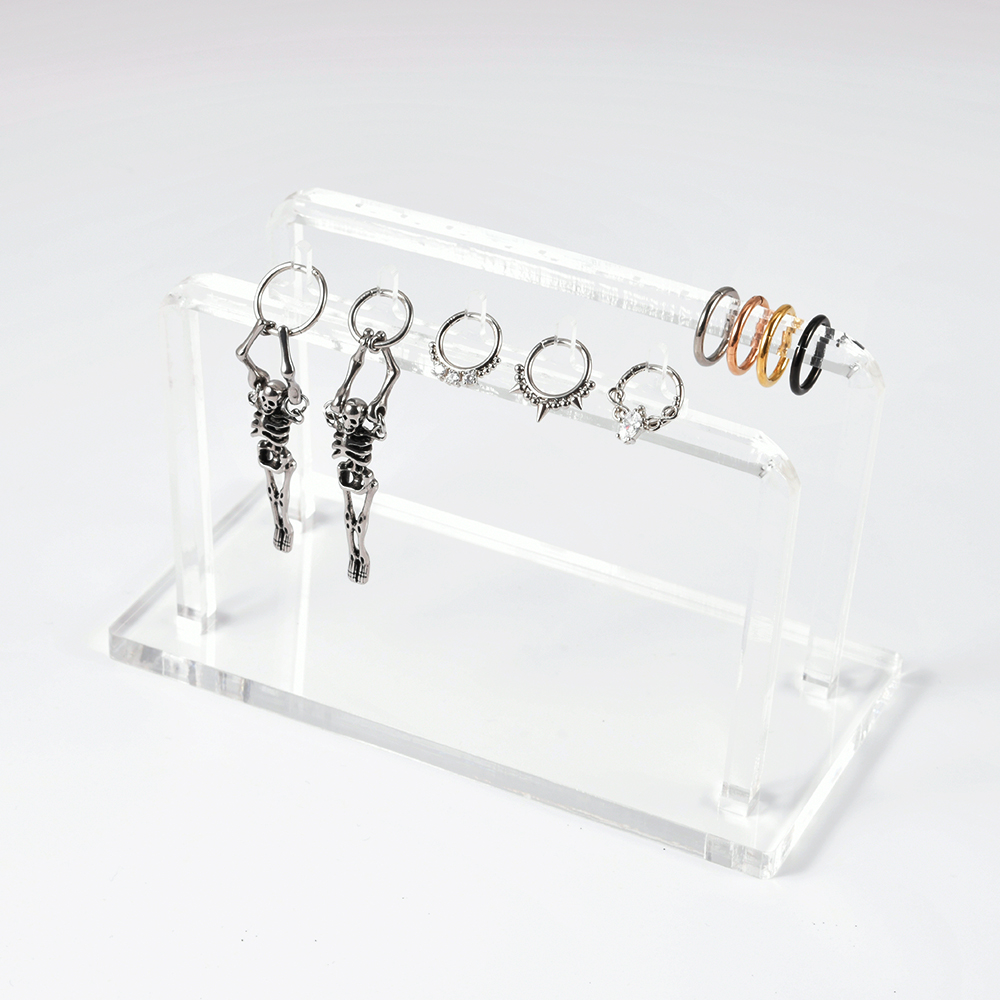 パンクな形のジュエリーディスプレイ,透明なアクリルの棚,ジュ - Body Jewelry Storage のレビューと価格