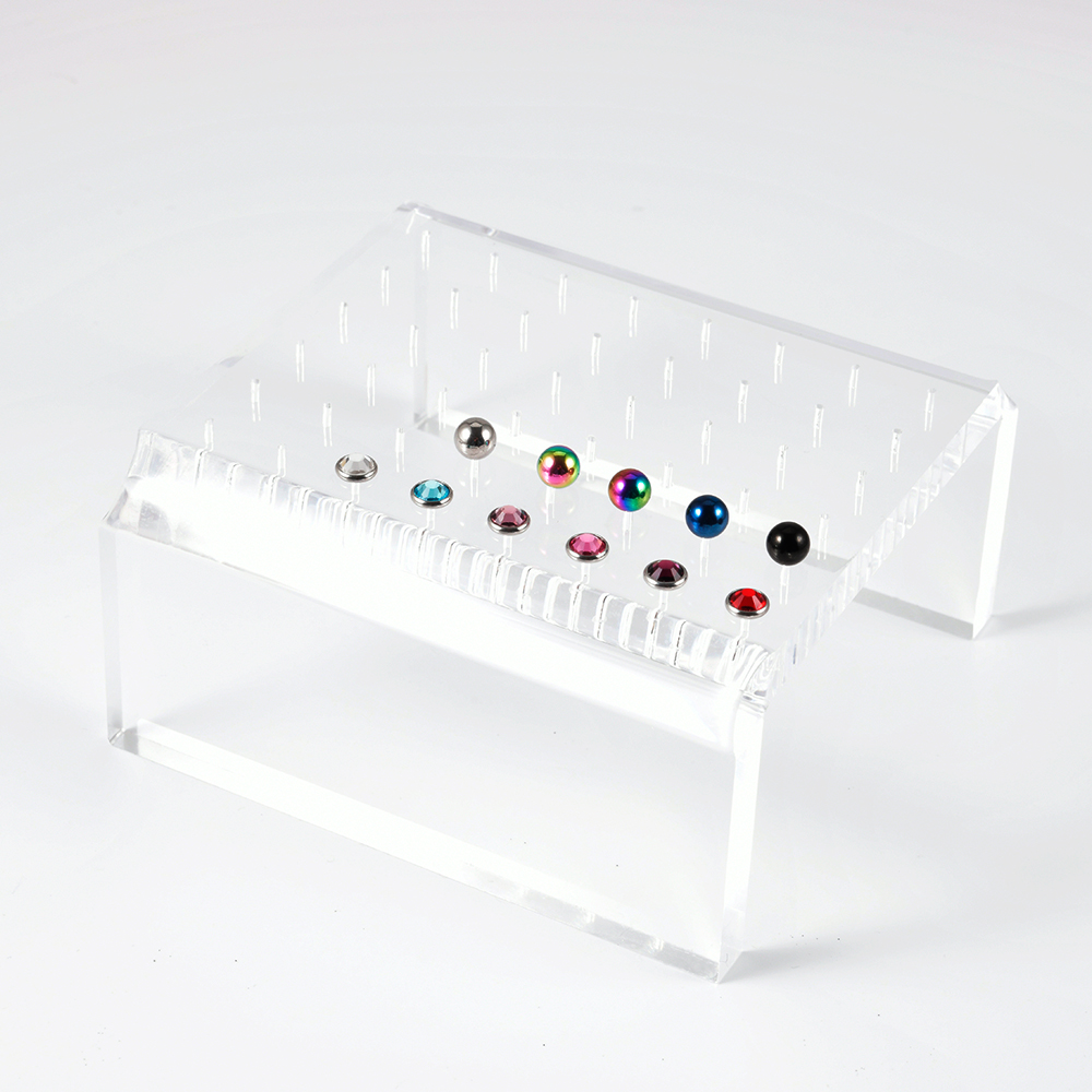 パンクな形のジュエリーディスプレイ,透明なアクリルの棚,ジュ - Body Jewelry Storage のレビューと価格