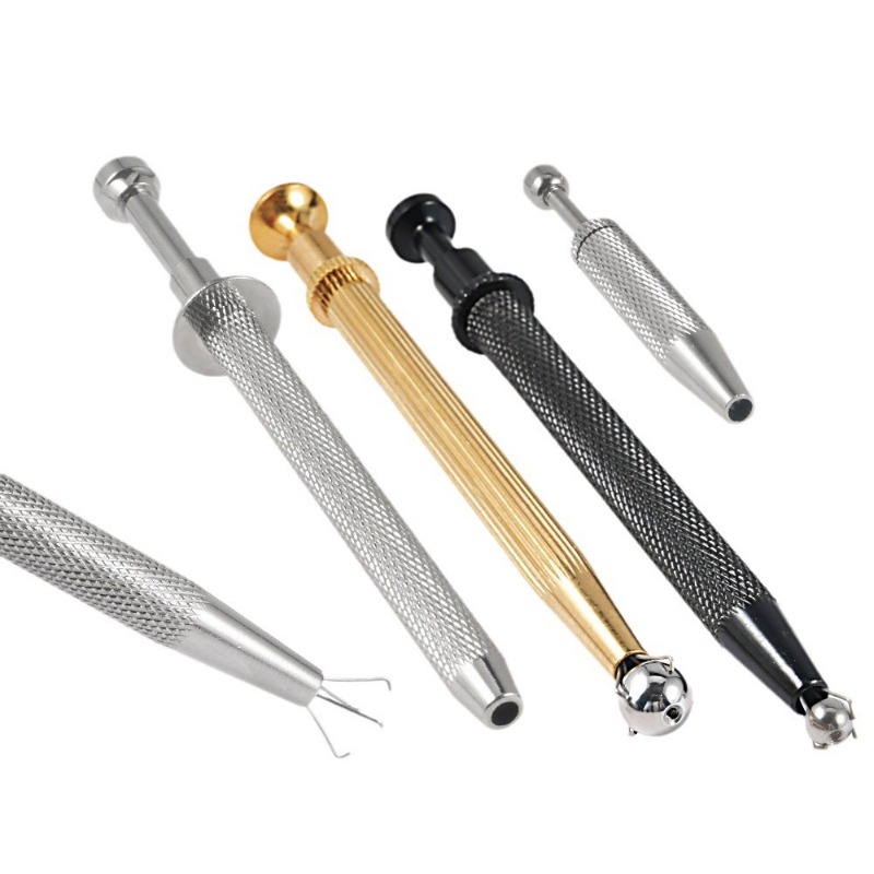 1Pc サージカルスチールプロフェッショナルプッシュインシリ - Body Jewelry Storage のレビューと価格
