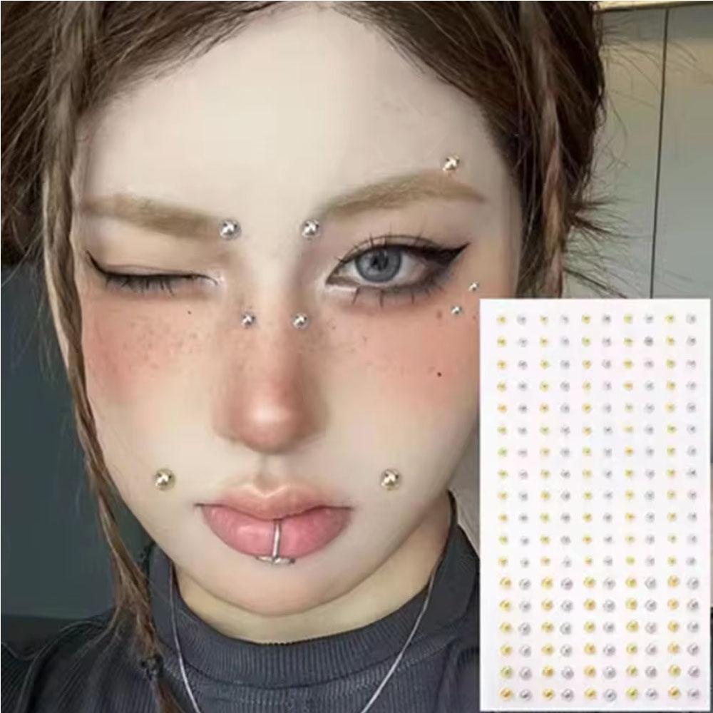 58-180個セット ノンピアスリップネイルステッカー 自己 - Body Jewelry Nose Ring のレビューと価格