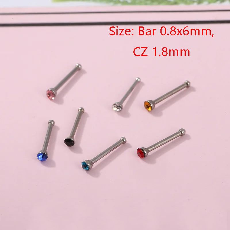 24個入り/箱 クリスタルノーズリングスタッド ファッション - Body Jewelry Storage のレビューと価格