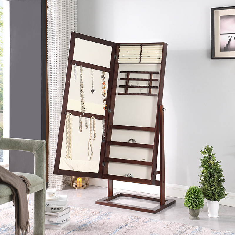 瑞珍ホームファニッシング全身鏡フロアミラー、可動式化粧鏡キャ - Body Jewelry Storage のレビューと価格