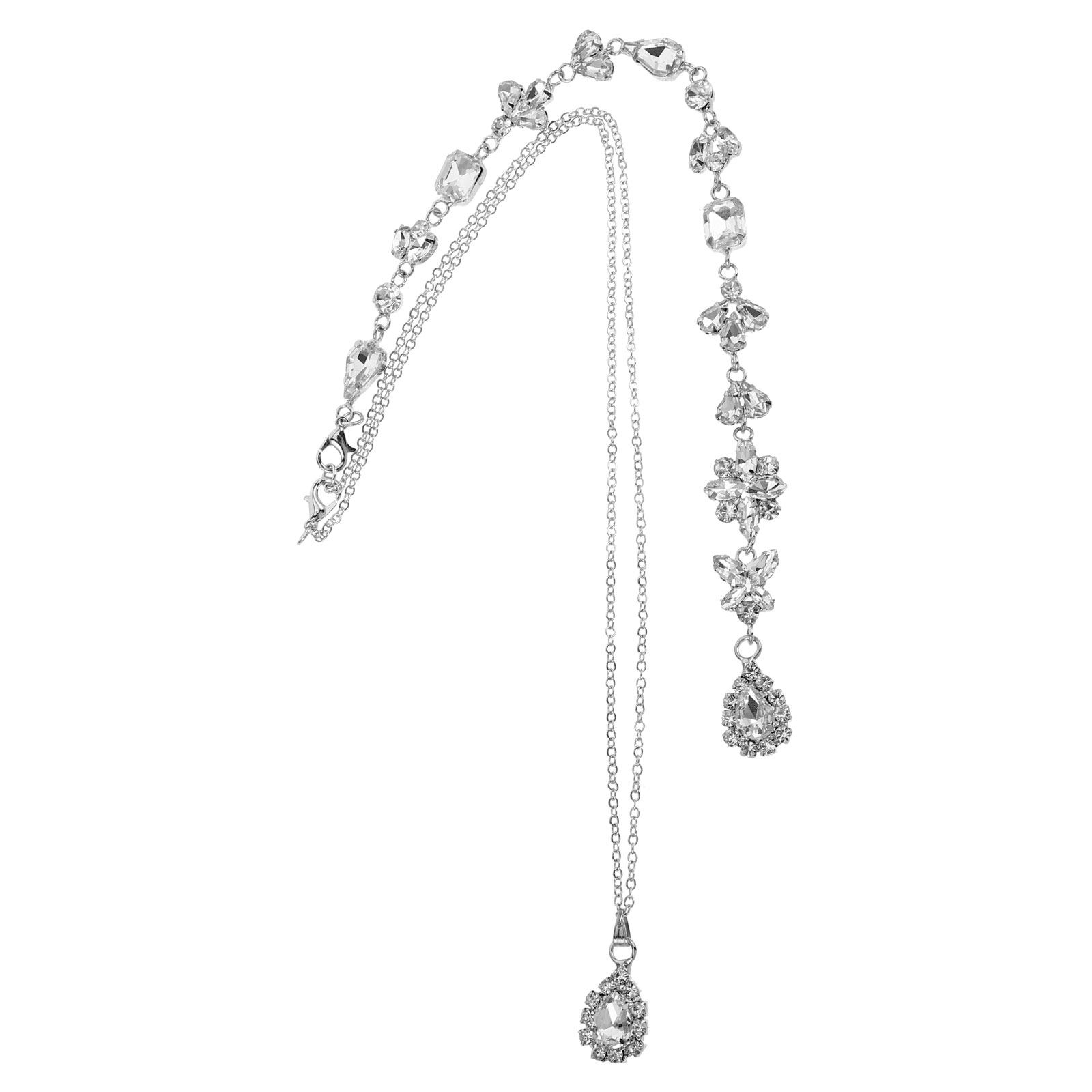 背中を飾るネックレス、ドロップ型、女性用、チェーン、アクセサ - Body Jewelry For Backless Dress のレビューと価格