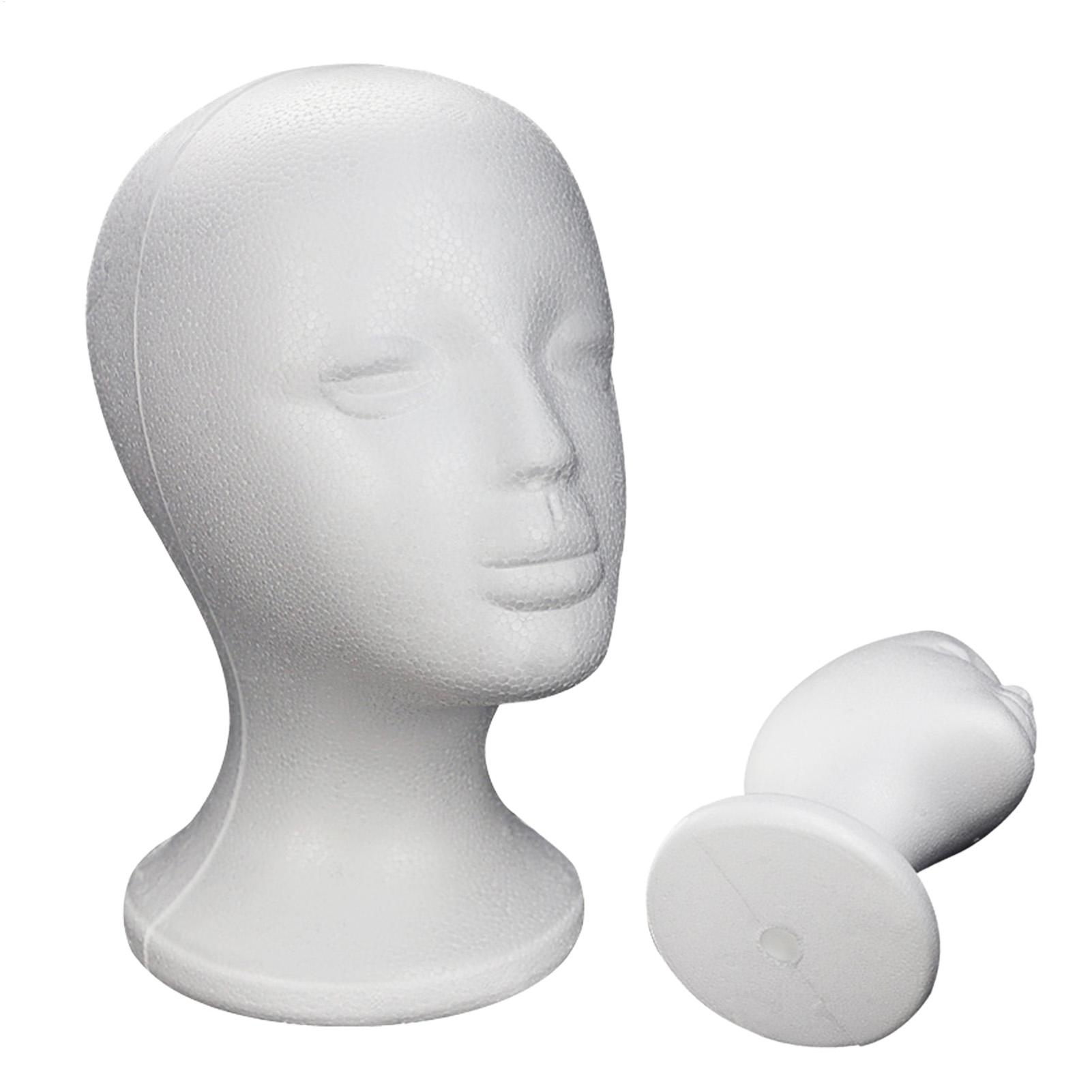 フォームマネキンヘッド女性モデルディスプレイスタンドウィッグ - Body Jewelry Storage のレビューと価格