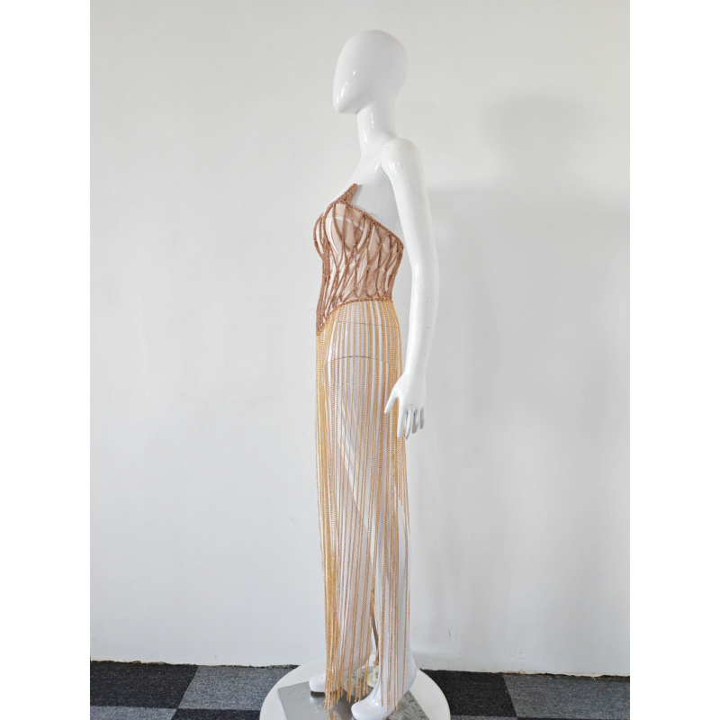 女性用ボディチェーン、中空クラブパーティードレス、ビキニ、セ - Body Jewelry For Backless Dress のレビューと価格