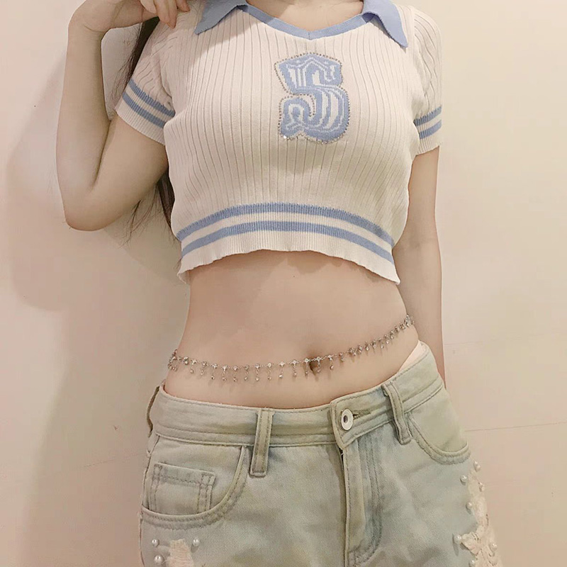 女性のためのシンプルな二重層ビーズチェーン,ウエストベルト, - Body Jewelry Bulk のレビューと価格